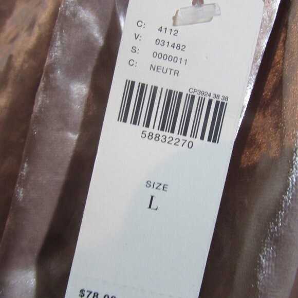 ANTHROPOLOGIE WOMEN'S TOP SIZE L BLUSH NWT OFFICE DATE NIGHT - Picture 9 of 9